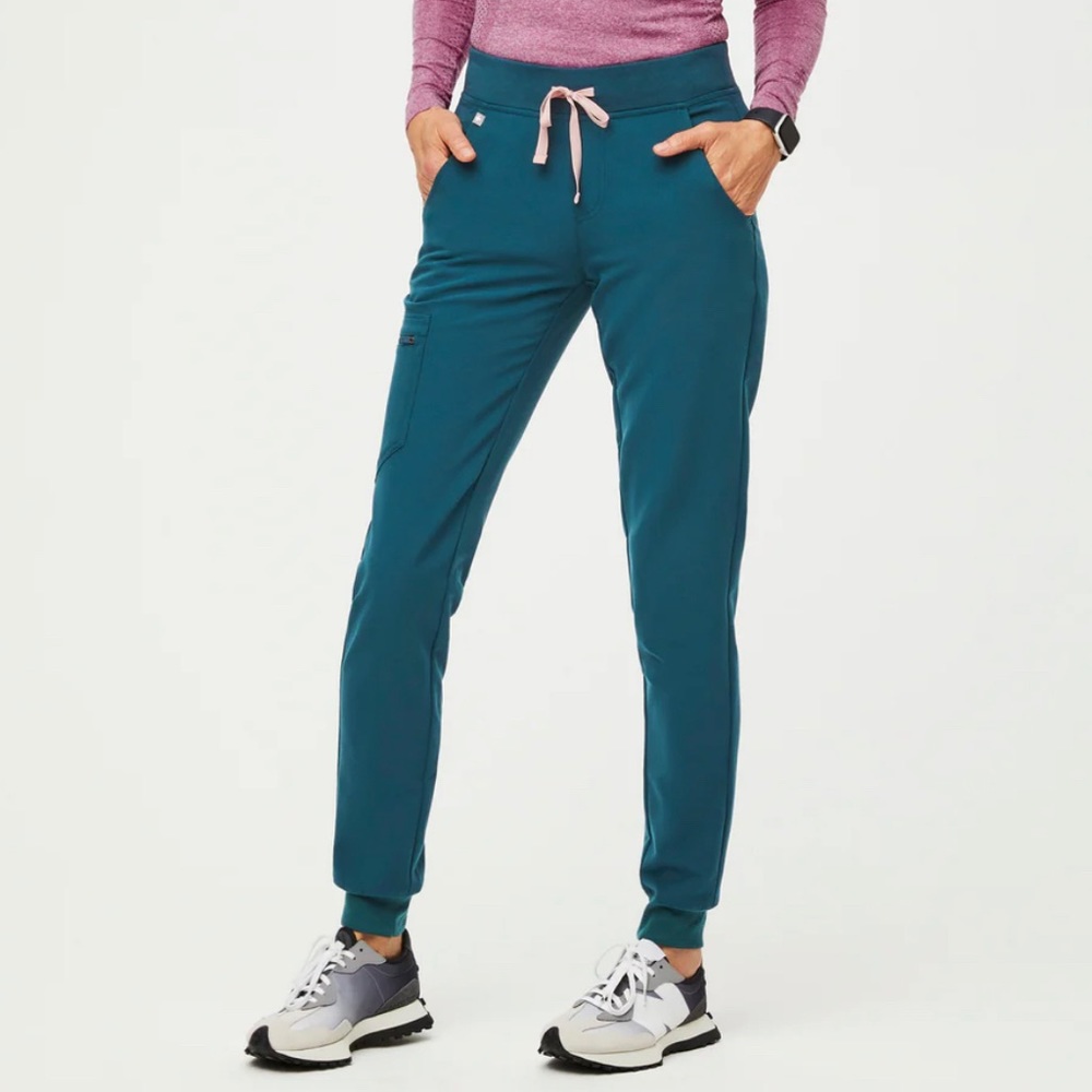 Caribbean Blue Figs Zamora Joggers— NWT